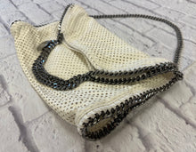 Load image into Gallery viewer, Stella McCartney Cream Falabella Perforated Vegetarian Leather Bag