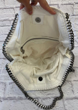 Load image into Gallery viewer, Stella McCartney Cream Falabella Perforated Vegetarian Leather Bag