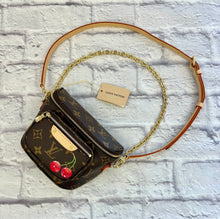 Load image into Gallery viewer, Louis Vuitton Murakami Cherries Mini Bumbag