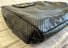 Load image into Gallery viewer, Chanel Vintage Black Perforated Drill Bit Tote