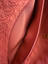 Load image into Gallery viewer, Chanel Pink Quilted Shearling and Tweed Medium Flap Bag