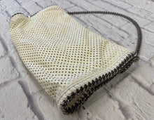 Load image into Gallery viewer, Stella McCartney Cream Falabella Perforated Vegetarian Leather Bag