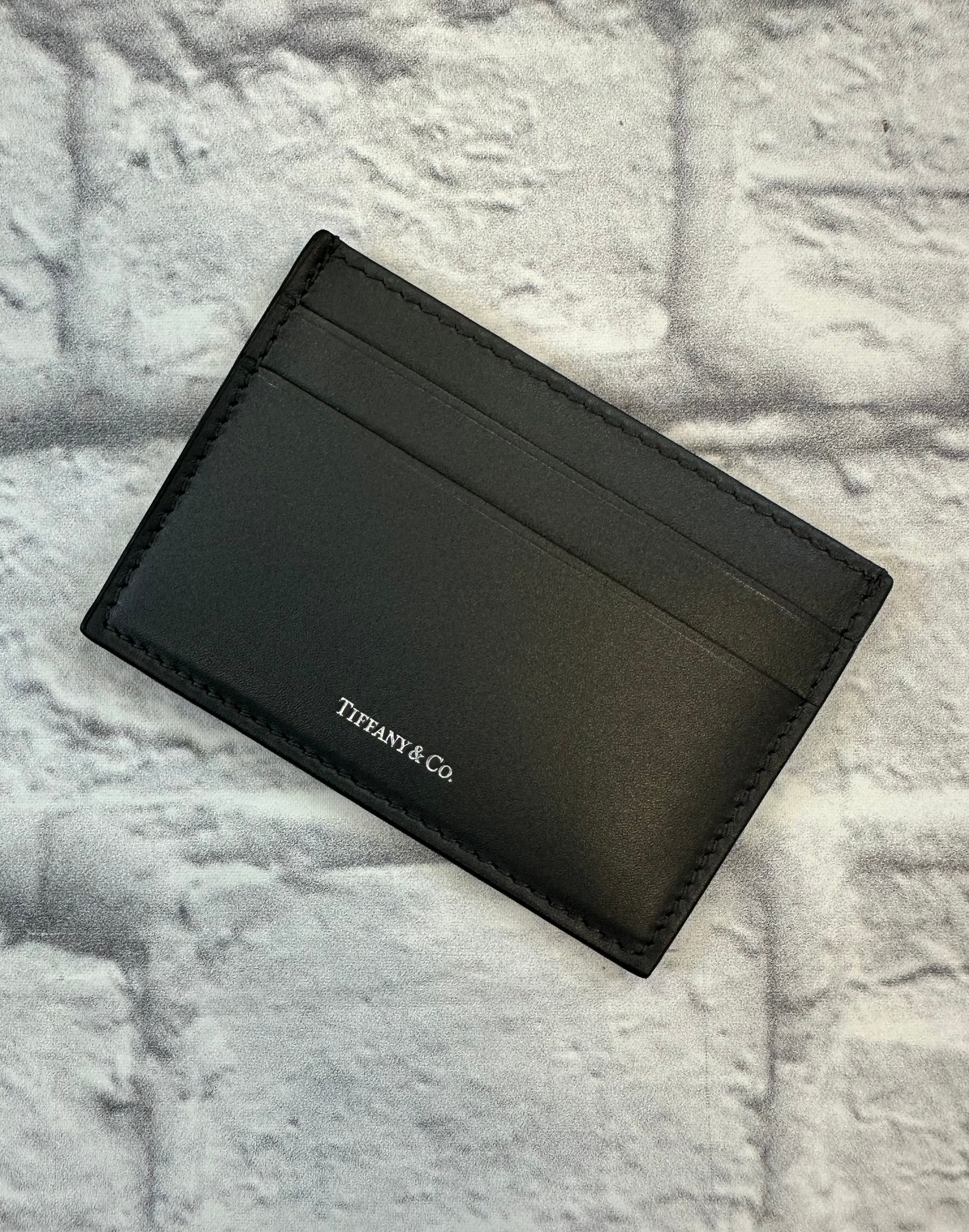 Tiffany and Co Black Card Holder – The Stock Room NJ