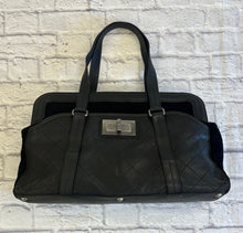 Load image into Gallery viewer, Chanel 2007 Black Mademoiselle Lock Tote Bag