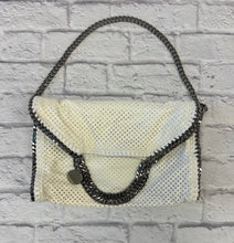 Load image into Gallery viewer, Stella McCartney Cream Falabella Perforated Vegetarian Leather Bag