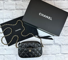 Load image into Gallery viewer, Chanel Black Caviar Camera Bag
