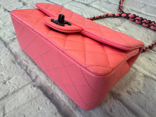 Load image into Gallery viewer, Chanel Pink Classic Single Flap Mini