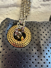 Load image into Gallery viewer, Chanel Vintage Black Perforated Drill Bit Tote