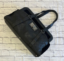 Load image into Gallery viewer, Chanel 2007 Black Mademoiselle Lock Tote Bag