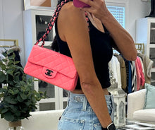 Load image into Gallery viewer, Chanel Pink Classic Single Flap Mini