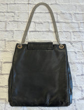 Load image into Gallery viewer, Chanel Vintage Black Perforated Drill Bit Tote