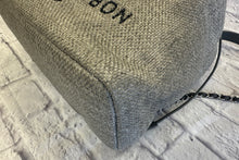 Load image into Gallery viewer, Chanel Grey Woven Raffia Deauville Large Backpack