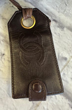 Load image into Gallery viewer, Chanel Vintage Brown Leather Diamond Stitch Duffle Bag