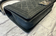 Load image into Gallery viewer, Chanel Large Black Calfskin Boy Bag