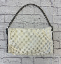 Load image into Gallery viewer, Stella McCartney Cream Falabella Perforated Vegetarian Leather Bag