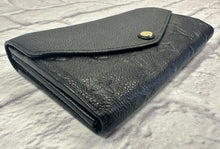 Load image into Gallery viewer, Louis Vuitton Black Empriente Flap Wallet
