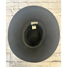 Load image into Gallery viewer, Hermes Black Rabbit Felt Farrah Hat SZ 59
