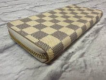 Load image into Gallery viewer, Louis Vuitton Damier Azur Clemence Full Zip Wallet
