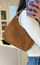 Load image into Gallery viewer, Prada Brown Nylon Shoulder Bag
