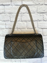 Load image into Gallery viewer, Chanel Black Crinkled Calfskin Jumbo Reissue Double Flap
