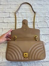 Load image into Gallery viewer, Gucci GG Marmont Taupe Leather Small Shoulder/Crossbody Bag

