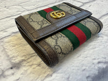 Load image into Gallery viewer, Gucci Ophidia Trifold Wallet
