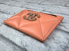 Load image into Gallery viewer, Chanel 19 Peach Card Holder
