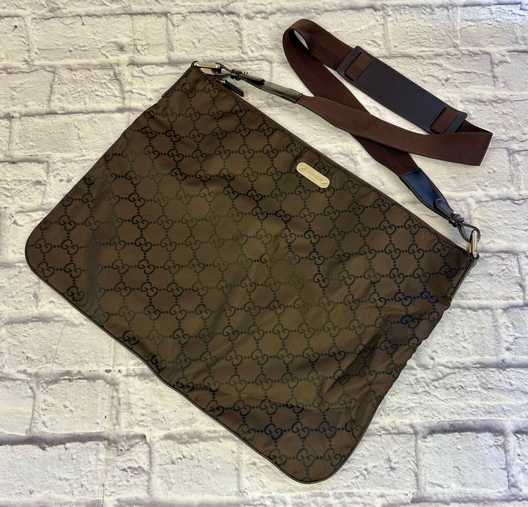 Gucci GG Brown Jumbo Messenger