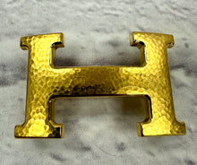 Load image into Gallery viewer, Hermes Box Togo Leather Martelee H 32mm Belt Sz 85
