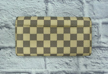 Load image into Gallery viewer, Louis Vuitton Damier Azur Flap Sarah Wallet
