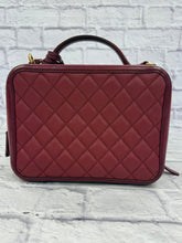 Load image into Gallery viewer, Chanel Large Burgundy CC Filigree Vanity Case
