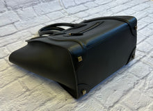 Load image into Gallery viewer, Celine Black Micro Luggage Tote
