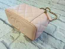 Load image into Gallery viewer, Chanel Light Pink Caviar Quilted Vanity Bag
