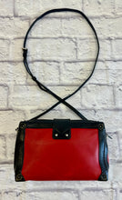 Load image into Gallery viewer, Louis Vuitton Leather Petite Malle Soft MM Red &amp; Black Crossbody
