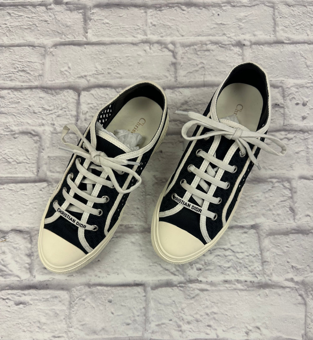 Dior Black Walk N Dior Sneakers SZ 40