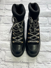 Load image into Gallery viewer, Chanel Black Shearling Boots, Size 9
