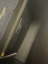 Load image into Gallery viewer, Saint Laurent Black Classic Large Monogram Envelope

