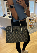 Load image into Gallery viewer, Louis Vuitton Black Monogram Mini Lin Mary Kate Tote
