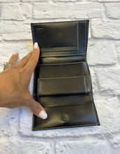 Load image into Gallery viewer, Fendi Black Zucca Flap Fold Wallet
