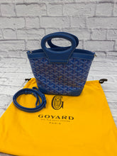 Load image into Gallery viewer, Goyard Blue Goyardine Beluga Mini
