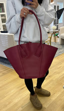 Load image into Gallery viewer, Bottega Veneta Calfskin Basket Tote in Amaranto
