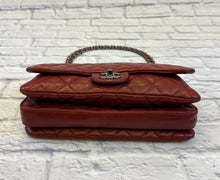 Load image into Gallery viewer, Chanel Burgundy Quilted Lambskin Accordion Flap Bag
