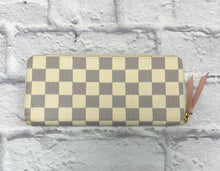 Load image into Gallery viewer, Louis Vuitton Damier Azur Clemence Full Zip Wallet
