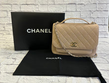 Load image into Gallery viewer, Chanel Beige Caviar Quilted Medium Business Affinity
