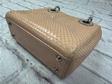 Load image into Gallery viewer, Dior Beige Python Mini Lady Dior
