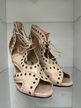 Load image into Gallery viewer, Miu Miu Grommet Beige Lace Up Sz 38

