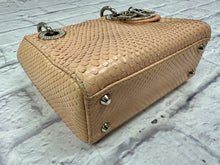 Load image into Gallery viewer, Dior Beige Python Mini Lady Dior
