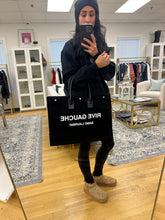 Load image into Gallery viewer, Saint Laurent Rive Gauche Black Canvas Tote

