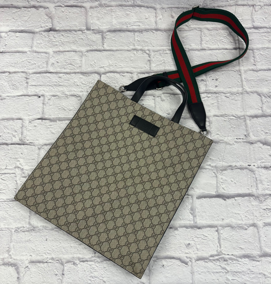 Gucci GG Supreme Top Handle Vertical Tote