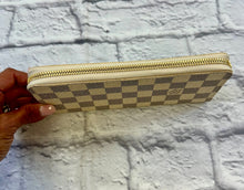 Load image into Gallery viewer, Louis Vuitton Damier Azur Clemence Zip Wallet
